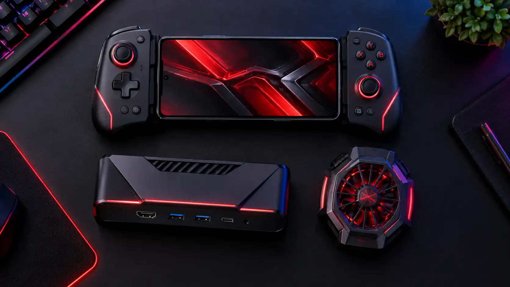 Infinix GT 50 Pro controller, dock and cooler gaming bundle